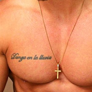 New Men Cross Gold Coated Necklace Penda…